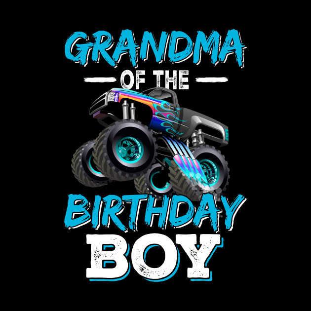 Grandma of the Birthday Boy Monster Truck Birthday by Tn Haryadiole