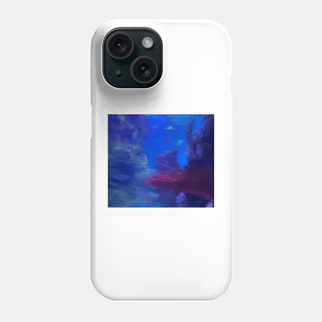 Beyond the reef Phone Case by HappyRandomArt