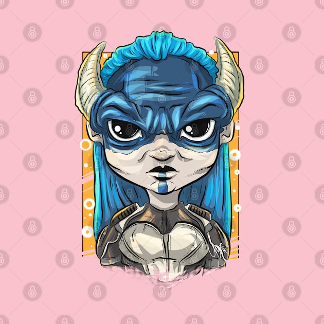 Pop Culture Caricature #16 - Proxima Midnight by yazgar