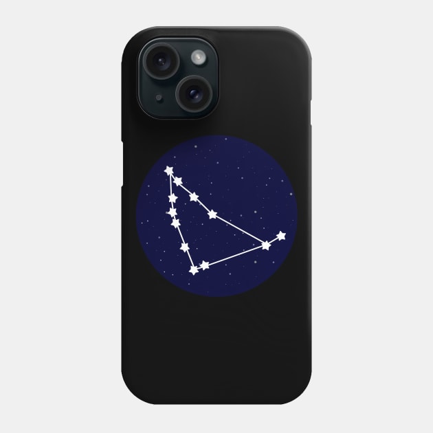 Capricorn Zodiac Constellation Phone Case by lulubee