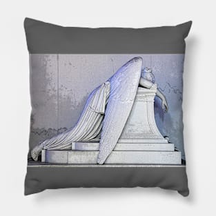 Angel Of Grief III Pillow