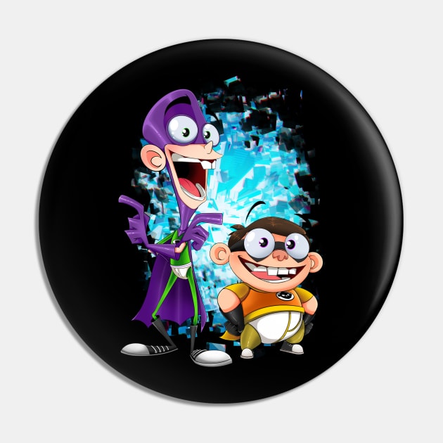 Fanboy & Chum Chum Pin by Digital Artist ME