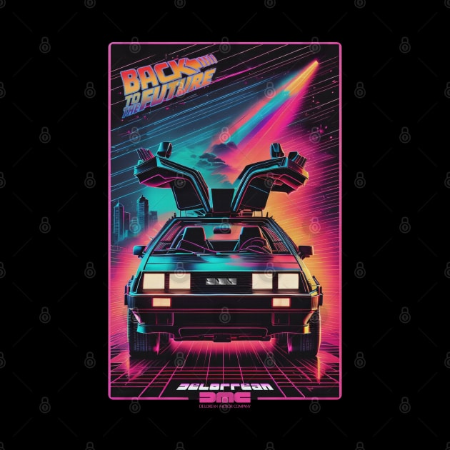 DeLorean Synthwave - Back to the Future by DeathAnarchy