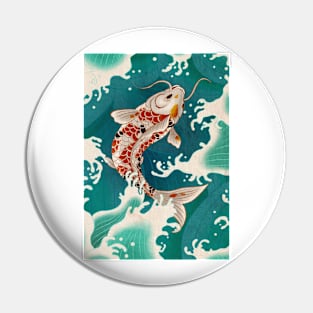 Minhwa: Swimming Carp C Type Pin