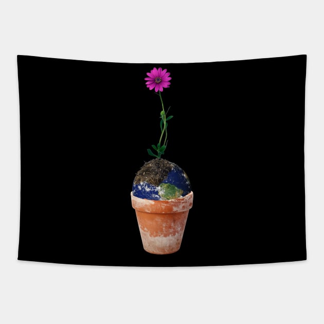 Flower World Tapestry by GMAT