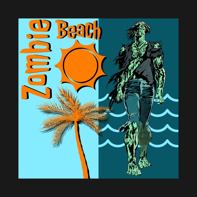 Zombie Beach by IcarusPoe