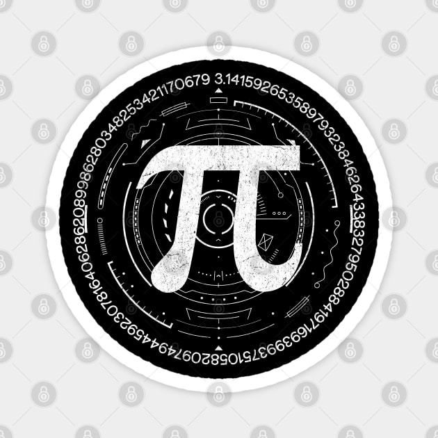 pi and 100 decimals in a circle π pi day 3 14 Magnet by OurCCDesign