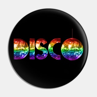 Rainbow Disco Pin