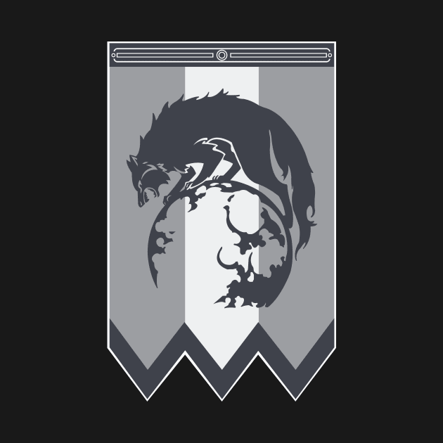 Ashen Wolves Banner by urufangu