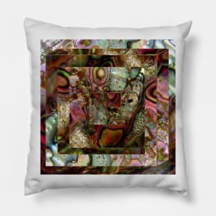 Abalone Abstract Pillow