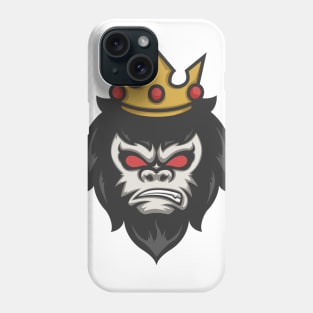 The true King - Gorilla Phone Case