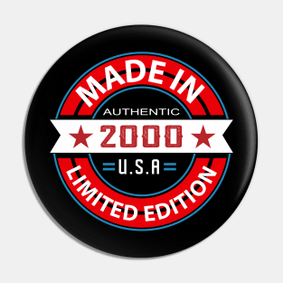 2000 23 Year Pin