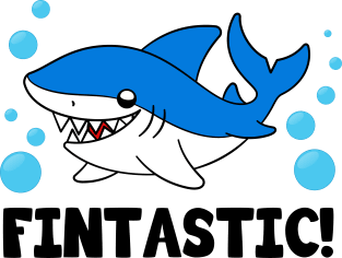 Cute Fintastic Shark Magnet