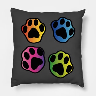 Paw Prints Pillow