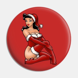 Merry Christmas Pinup Pin