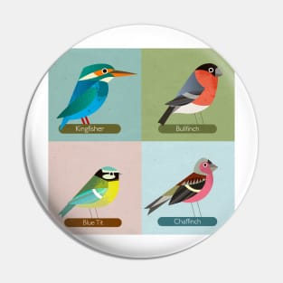 British Birds Pin