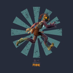 Abes Oddysee Retro Japanese T-Shirt