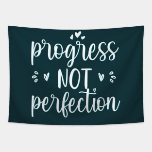 Progress Not Perfection Mistakes help us grow Motivational And Inspirational Quotes Tapestry