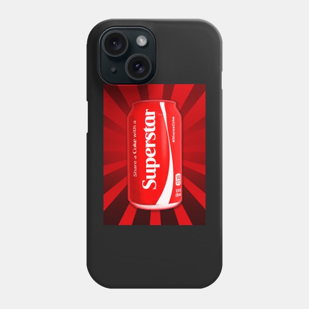 Coke | Superstar | Pop Art Phone Case by williamcuccio