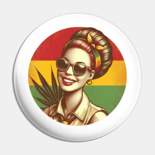 reggae rasta girl Pin