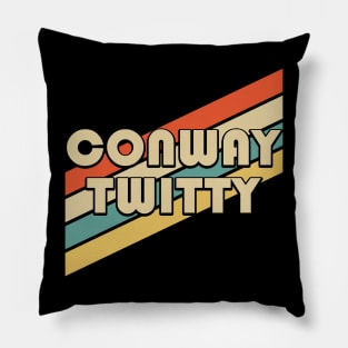 Vintage 80s Conway Personalized Name Pillow