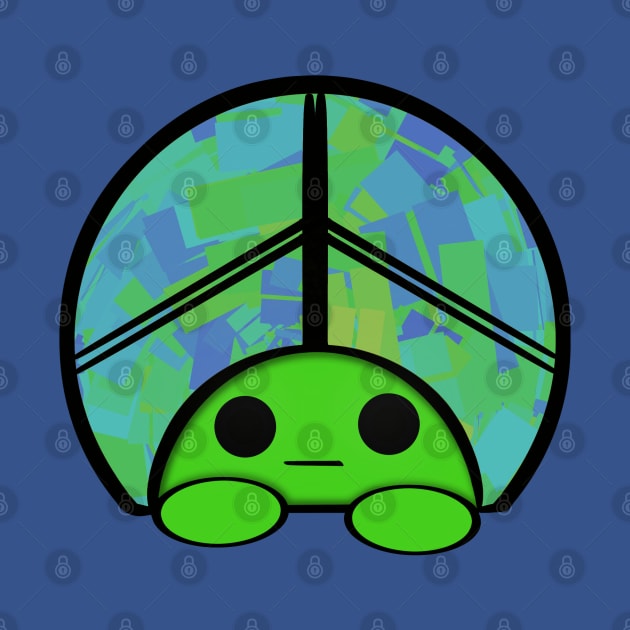 Turtle World Peace Sign by FlippinTurtles