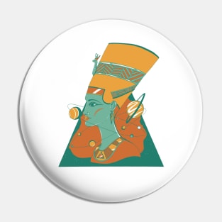 Mountain Green Nefertiti and The Stars Pin