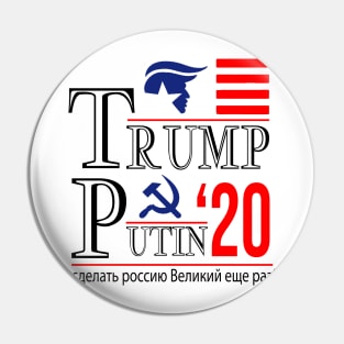 Trump Putin 2020 Pin