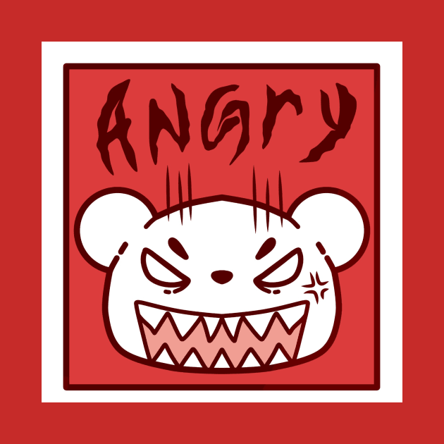 angry bear by Little Crow Head