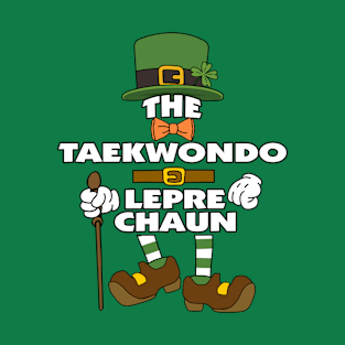 The Taekwondo Leprechaun St Patrick's Day Celebration Matching Outfits Group Attire T-Shirt