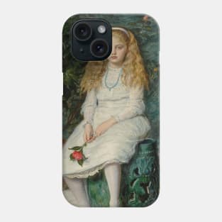Nina, Daughter Of Frederick Lehmann by John Everett Millais Phone Case