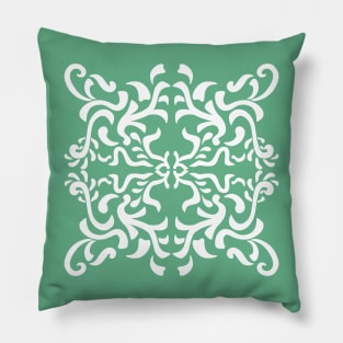 fern,kaleidoscope art Pillow