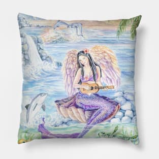 Hawaiian Mermaid, Pacific Mermaid Pillow