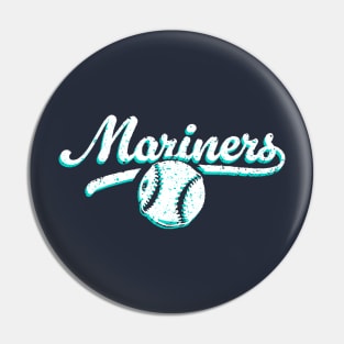 Retro Mariners offset Pin