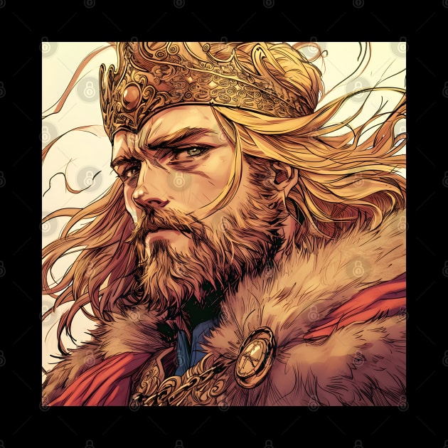 Saga of the Norse: Viking Exploration, Epic Tales, and Anime-Manga Heritage in Vinland Saga Art by insaneLEDP