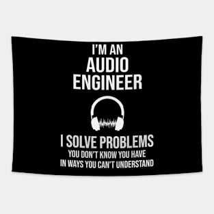 Funny Audio Engineer Tapestry