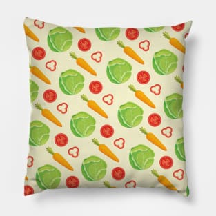 Kitchen Pattern Neck Gaiter Vegetables Carrots Lettuce Tomato Peppers Gator Pillow