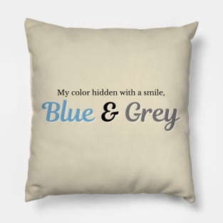 Blue & Grey Pillow