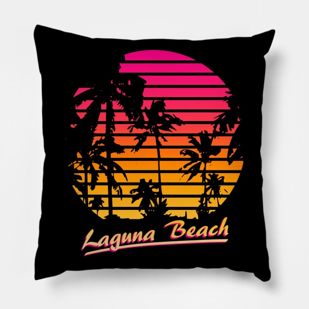 Laguna Beach Pillow by Nerd_art