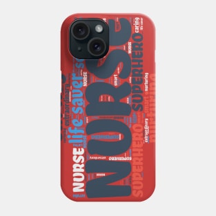 Nurse Word Cloud Phone Case