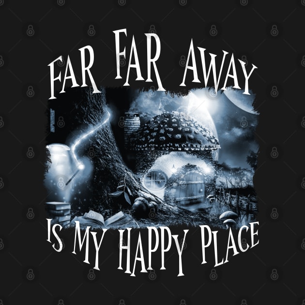 My Happy Place - Black & White by Shwajn-Shop