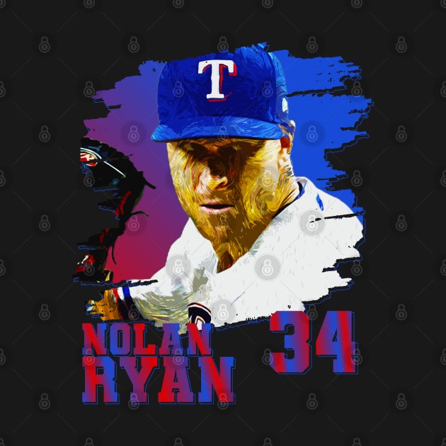 Nolan ryan by Aloenalone