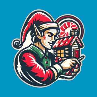 Christmas Elf Fashioned T-Shirt