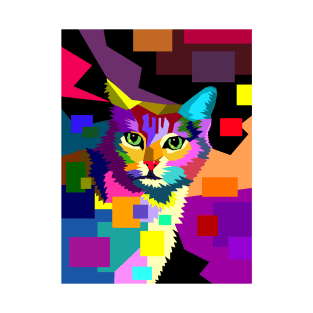 WPAP art Cat 656 Pop art T-Shirt