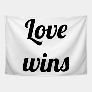 Love wins fun novelty design Tapestry