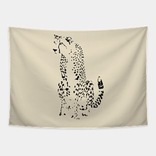 Alert Cheetah | African Wildlife Tapestry