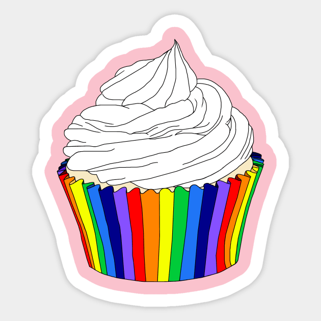 Smile Cupcake Deco Sticker