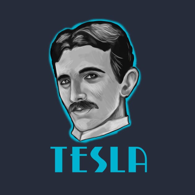 Nikola Tesla by ckrickett