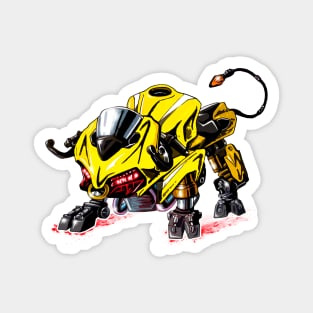 Ducati Panigale Bull Yellow Magnet