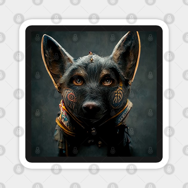 Clan of Dogs Series Magnet by VISIONARTIST